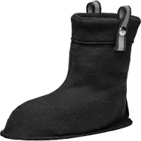 Ladeheid Chaussettes chaudes pour bottes, doublure pour bottes en caoutchouc (noir, 38/39)