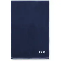 BOSS Serviette de toilette en coton avec logo brodé en contraste