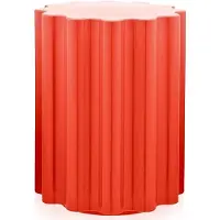 Kartell Sottsass Colonna Tabouret Red
