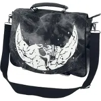 Banned Sac à bandoulière Gothic de - Chanters - pour Unisexe - noir/blanc - Taille Standard