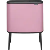 Brabantia Poubelle Tactile de Tri des Déchets, Poubelle, Pink