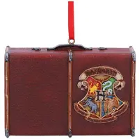 Nemesis Now Décorations d'arbre de Noël Harry Potter Valise de Poudlard comme cadeau aux fans de HP