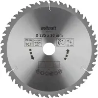 Wolfcraft 1 lame de scie circulaire HM 30 Z. ø235x30 mm