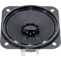 Visaton Haut-parleur à large bande 7.7 cm FR 77 - 8 ohms, Composants du haut-parleur, Noir