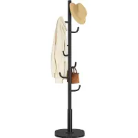 Songmics Porte-manteau - Porte-manteau - Cactus Porte-manteau vertical - Métal - Noir - 40x40x175.3cm