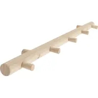 Home>it Smart oak coat rack - 5 pegs