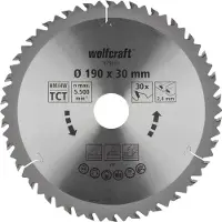 Wolfcraft 6736000 Wood Circular Saw Disc 190 Mm Argenté