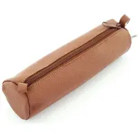 Alassio Rouleau à crayons en cuir marron