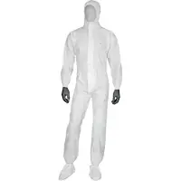 Deltaplus Combinaison avec capuche Deltatek 5000 taille L blanc DT117