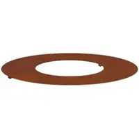 vidaXL adapté pour anneau d'arbre plat brun Ø30 / 60 cm acier résistant aux intempéries