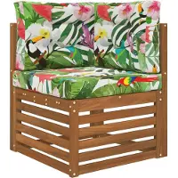 vidaXL Coussin De Canapé D'extérieur 3 Pcs Coloré Polyester