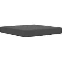 vidaXL Coussin de canapé d'extérieur 3 pcs Anthracite Polyester