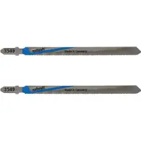 Wolfcraft GmbH 4006885354906 Lame de scie de Scie sauteuse de Scie sauteuse, de Scie de découpage et de Scie sabre de Lame de scie de Scie sabre de Acier de High Carbon Steel (HCS) 2 pièce(s)