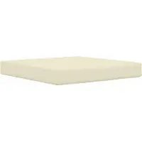 vidaXL Coussin de canapé d'extérieur 3 pcs Crème Polyester