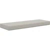 vidaXL Coussin D¿Assise Gris 115 X 40 X 8 Cm 100 % Polyester