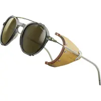 Julbo - Lunettes de soleil - Legacy Gris Clair/Or Spectron 3 Polarized en Cuir - Marron