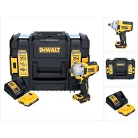DeWalt Clé à chocs sans fil DCF 892 D1T 18 V 813 Nm 1/2" sans balais + 1 batterie 2,0 Ah + chargeur + TSTAK