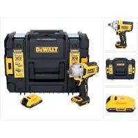 DeWalt Visseuse à chocs sans fil DCF 892 NT 18 V 813 Nm 1/2" sans balais + 1 batterie 2,0 Ah + TSTAK - sans chargeur