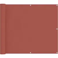 vidaXL Brise-vue pour balcon, terre cuite, 100 x 300 cm, tissu Oxford