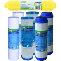 Alapure Kit annuel de remplacement pour système d'osmose inverse, avec filtre minéral