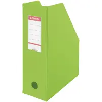 Esselte Porte-revues Esselte Standard, DIN A4, carton, vert (L)100 mm soudé avec film PVC, pliable, avec S (A4)