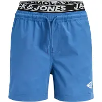 Jack & Jones Junior Shorts de bain 'JPSTMaui' bleu / noir / blanc