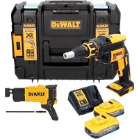 DeWalt DCF 620 H2T Visseuse pour cloisons sèches sans fil 18 V 30 Nm Brushless + 2x Powerstack batterie 5,0 Ah + chargeur + TSTAK