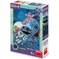 Dino Bikes Puzzle en néon STITCH 100 XL