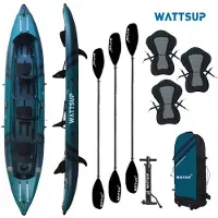 Wattsup Cod 3p Inflatable Kayak Bleu