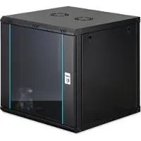 Digitus 12HE Wandgehäuse, Dynamic-N 600 x 600 mm, unmontiert, schwarz (12 HE, Rack 19 pouces), Armoire serveur, Noir