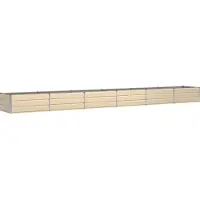 vidaXL Jardinière Ivoire 600 X 80 X 45 Cm Acier