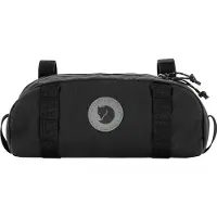 Fjällräven - Sacoche guidon 1,5L - Hoja Handlebar Pocket Black en Nylon - Noir