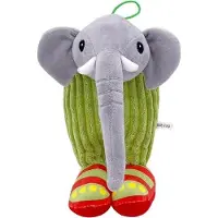 OLFed Brainrot Mascotte Éléphant 30 Cm - Peluche Avec Un Long Tronc Et Des Chaussures Colorées