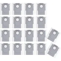 Plus.Parts Sacs à poussière Roborock Qrevo Curv S5X (lot de 18, )