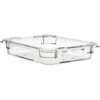 ARAVEN Bac GN 1/2, polycarbonate, profondeur : 65 mm, contenu : 3,9 L