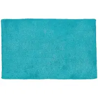 kela Tapis de Bain Kela Ladessa Uni Turquoise Blue-50 x 80 cm