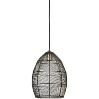 Light & Living Suspension - noir - Meya - métal - E27 - 2933412 -