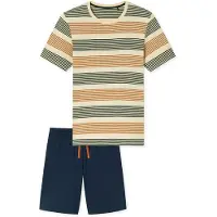 Schiesser Pyjama court 'Casual Nightwear' mélange de couleurs