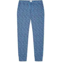 Schiesser Pantalon de pyjama 'Mix & Relax' aqua / émeraude / noir / blanc