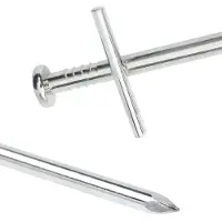vidaXL Piquets de tente 24 pcs 23 cm Ø6 mm acier galvanisé