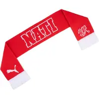Puma Écharpe de sport 'Schweiz' rouge / blanc