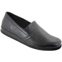 Rohde Chaussons Rohde Men 6402 Viborg Schwarz-Taille 39
