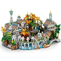 ReoBrix 55015 Duskvale Sanctum Ville médiévale de la vallée 4 406 pièces
