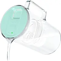 Wessper Carafe filtrante D2 BOROSILICATE futureflow 3 L Menthe – avec filtre AquaMax