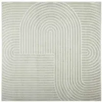 vidaXL Tapis de salon PALMERAS Vert 240 x 240 cm Polyester