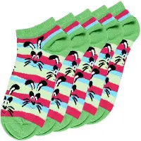 Unabux Chaussettes bleu clair / vert / rose / noir / blanc