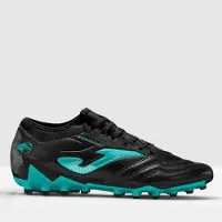 Joma Bottes de football masculines gazon artificiel 25 AG puissantes Noir