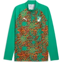 Puma T-Shirt fonctionnel olive / orange foncé / blanc
