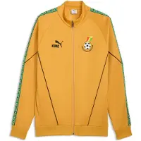 Puma Vestes d’entraînement 'Ghana King Anthem' miel / vert gazon / noir