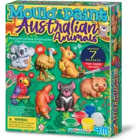 4M kit de bricolage Mouler et peindre des animaux australiens Jouets